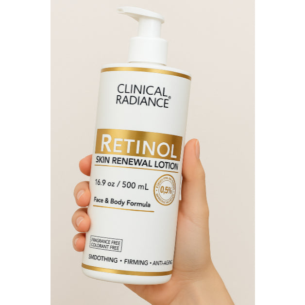 📌✨️Retinol 500ml Clinical Radiance Advanced Lotion Skin Wrinkle Renewal For Face and Body Retinol