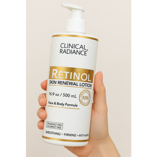 📌✨️Retinol 500ml Clinical Radiance Advanced Lotion Skin Wrinkle Renewal For Face and Body Retinol