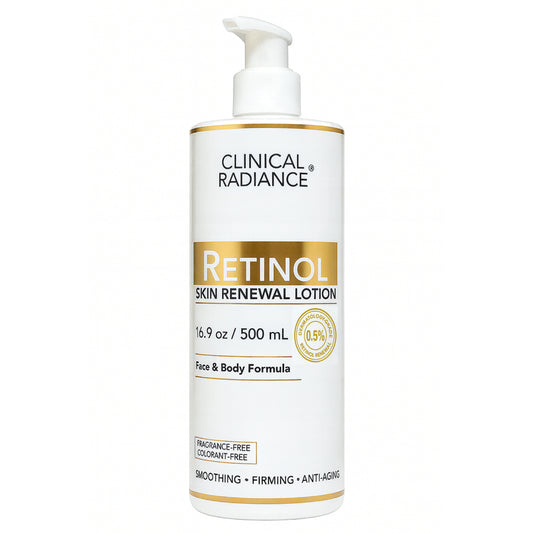 📌✨️Retinol 500ml Clinical Radiance Advanced Lotion Skin Wrinkle Renewal For Face and Body Retinol