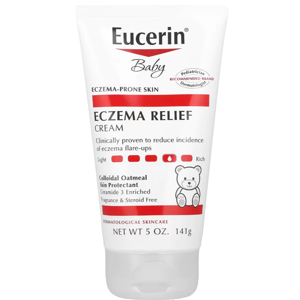 🇺🇸 Eucerin 396g/226g Eczema Relief Cream Body Wash Lotion Skin Moisturizer Baby Adult